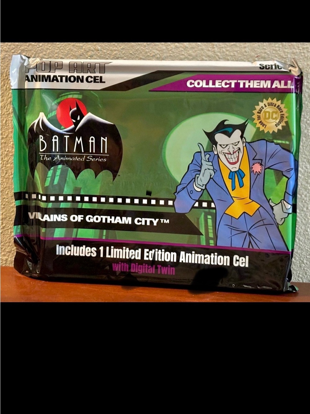 Batman Collectible Pop Art Animation Cel - Green & Black
